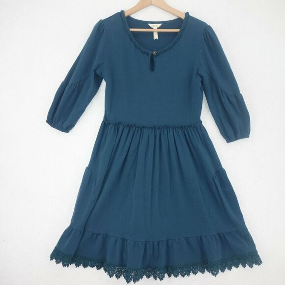 Matilda Jane Dresses & Skirts - Matilda Jane Clothing Make Believe Hold The Key Dress Teal Blue Women's Medium